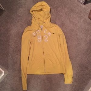 Abercrombie & Fitch Yellow Hoodie